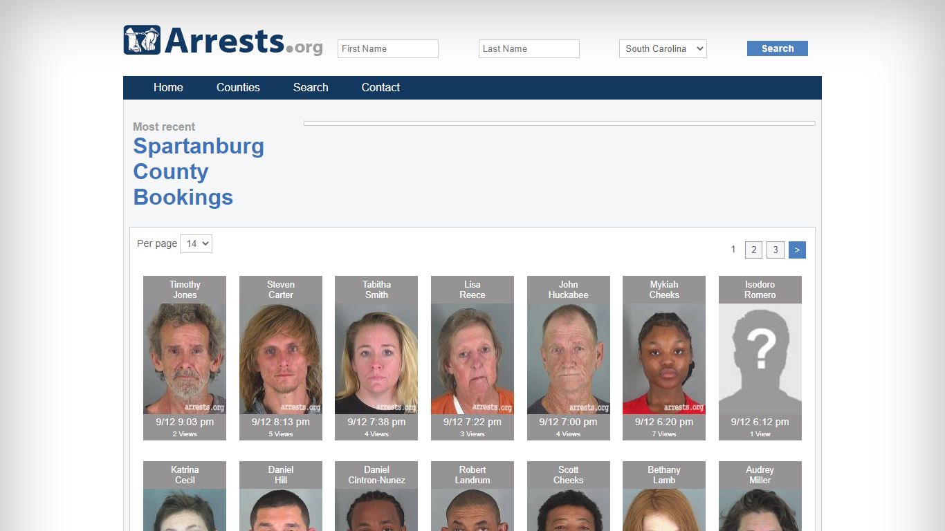 Spartanburg County Arrests and Inmate Search